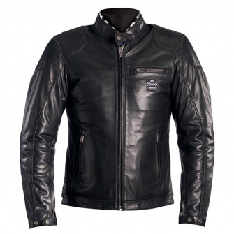 Helstons Road Black Leather Jacket