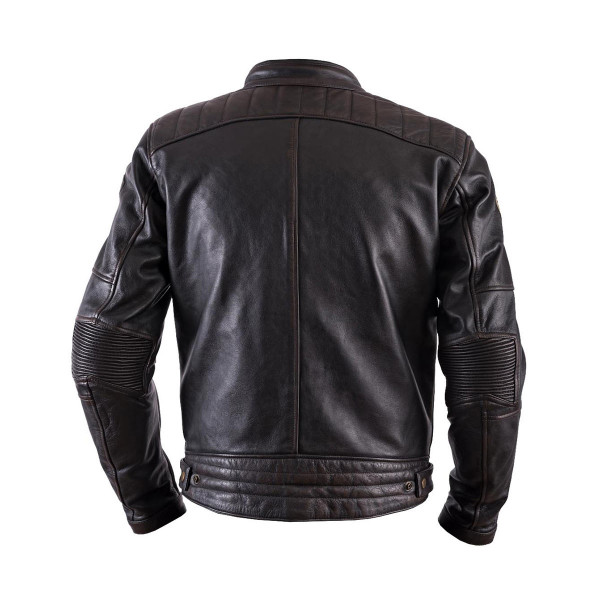 Helstons Track Oldies Brown Leather Jacket