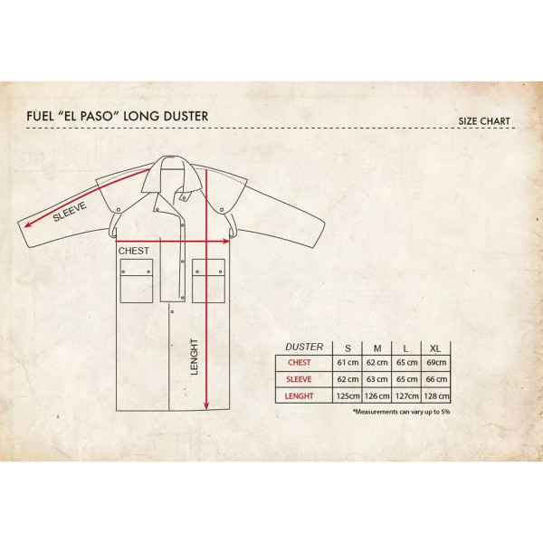 Fuel El Paso Duster Long