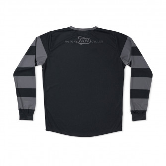 Fuel Grey Stripes Enduro Jersey