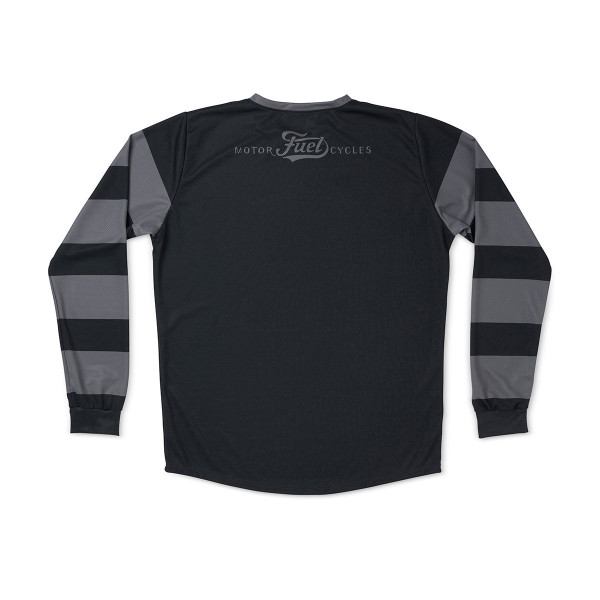 Fuel Grey Stripes Enduro Jersey