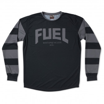 Fuel Grey Stripes Enduro Jersey