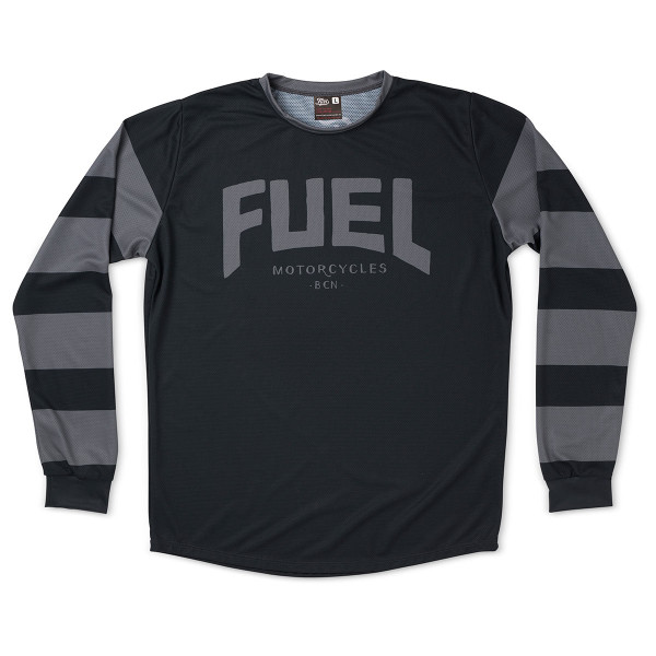 Fuel Grey Stripes Enduro Jersey