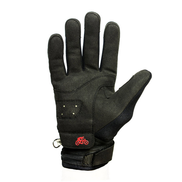 Helstons Simple Black Summer Gloves
