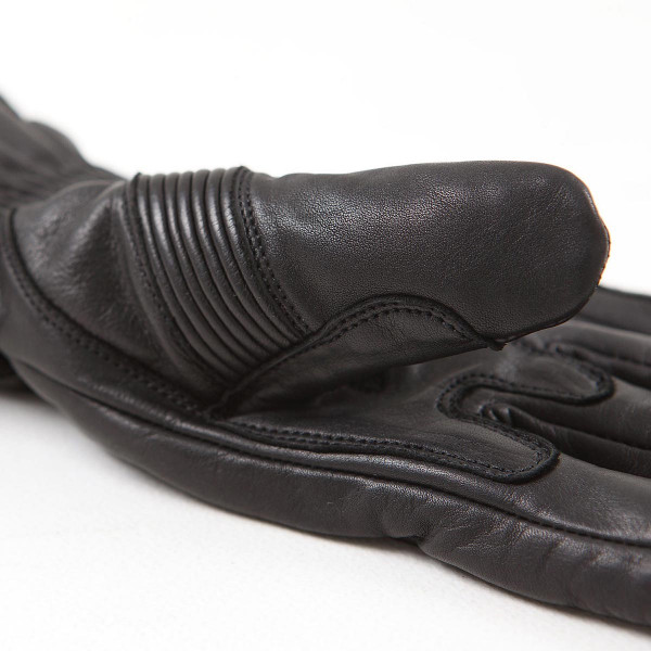 Helstons Boston Summer Waterproof Black Gloves