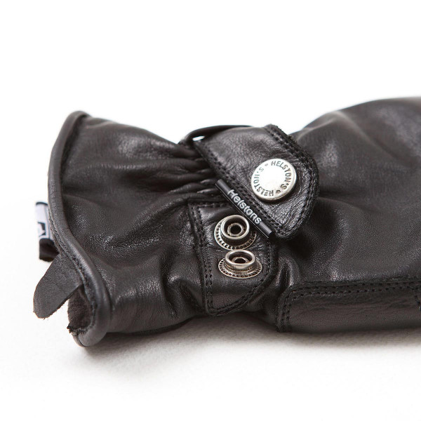 Helstons Boston Summer Waterproof Black Gloves