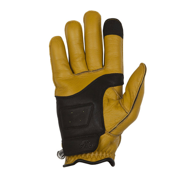 Helstons Hiro Gold/Black Summer Gloves