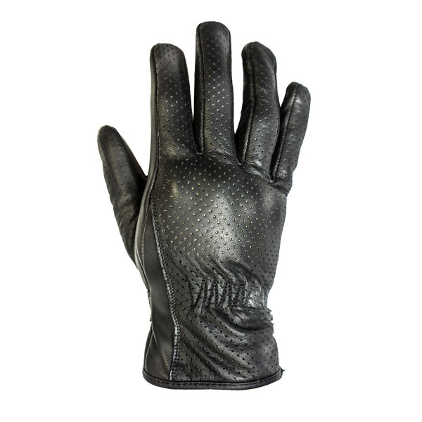Helstons Basic Summer Black Gloves