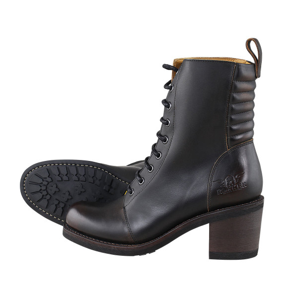 Rokker Ladies Speedway Boots Antique Black