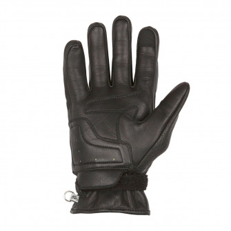 Helstons Strada Black Leather Gloves
