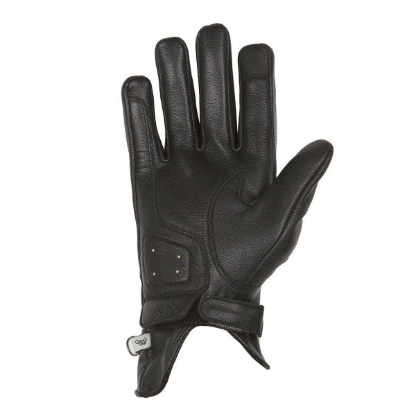 Helstons Ladies Swallow Black Leather Gloves