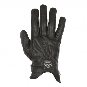 Helstons Ladies Swallow Black Leather Gloves