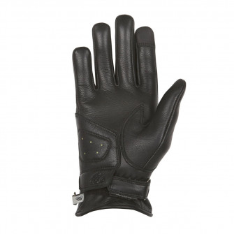 Helstons Ladies Panther Black/Red Summer Gloves