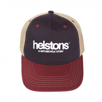 Helstons Corporate Bordeaux-Blue-Black Cap