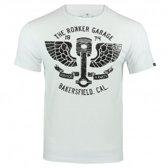 Rokker Performance T-Shirt Bakersfield White