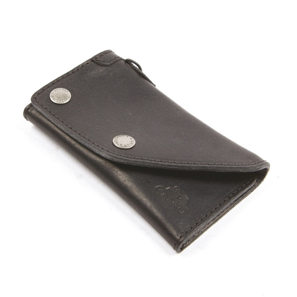 Helstons Leather Wallet - Black Helstons Leather Wallet - Black