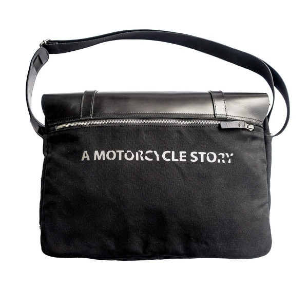 Helstons Messenger Bag - Black / Black