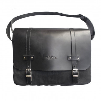 Helstons Messenger Bag - Black / Black