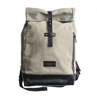 Helstons City Backpack - Beige / Black