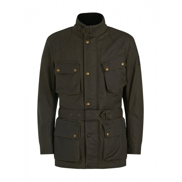 Belstaff Trialmaster Pro Waxed Cotton Jacket - Olive Green Belstaff Trialmaster Pro Waxed Cotton Jacket - Olive Green