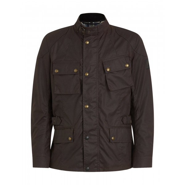 Belstaff Crosby Waxed Cotton Jacket - Mahogany