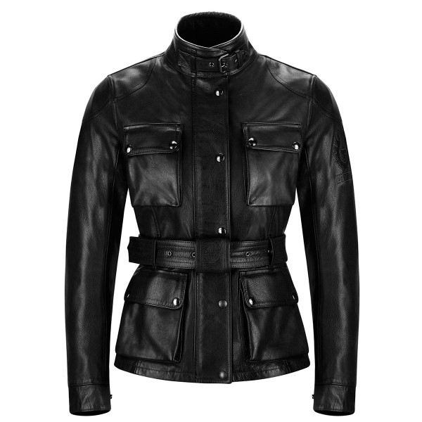 Belstaff Trialmaster Pro Ladies Leather Jacket - Antique Black Belstaff Trialmaster Pro Ladies Leather Jacket - Antique Black