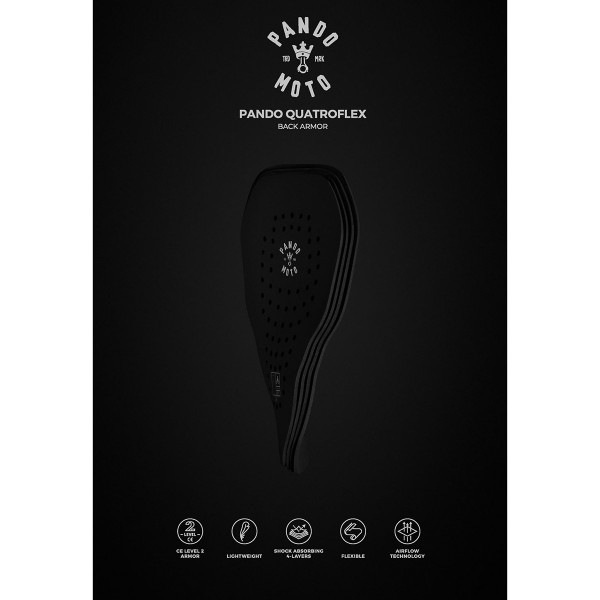 Pando Moto Quatroflex Level 2 Back Protector Pando Moto Quatroflex Level 2 Back Protector