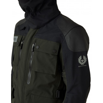Belstaff Long Way Up Dark Olive Black Jacket