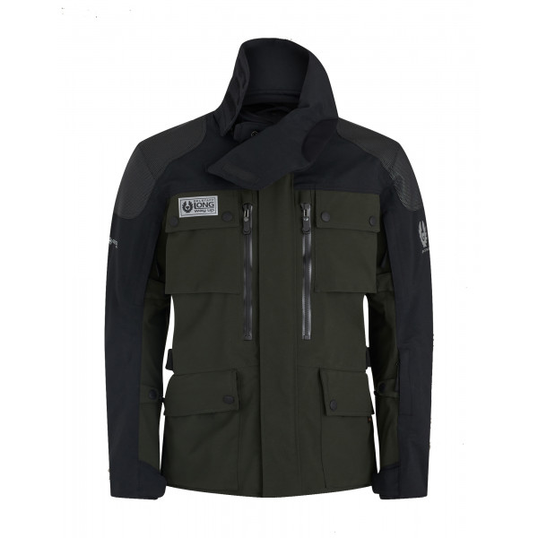 Belstaff Long Way Up Dark Olive Black Jacket