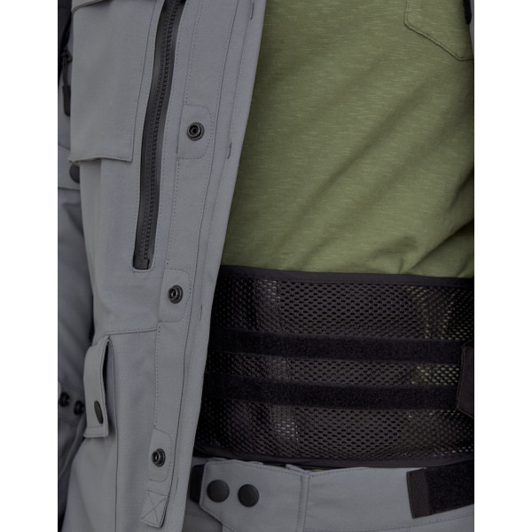 Belstaff Long Way Up Light Grey Black Jacket