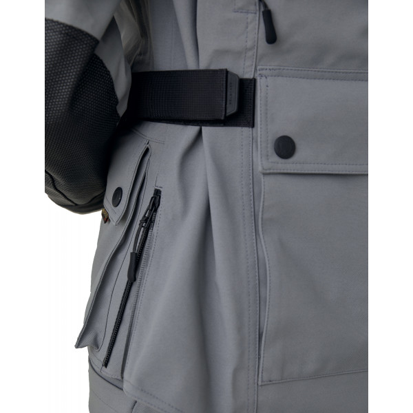 Belstaff Long Way Up Light Grey Black Jacket