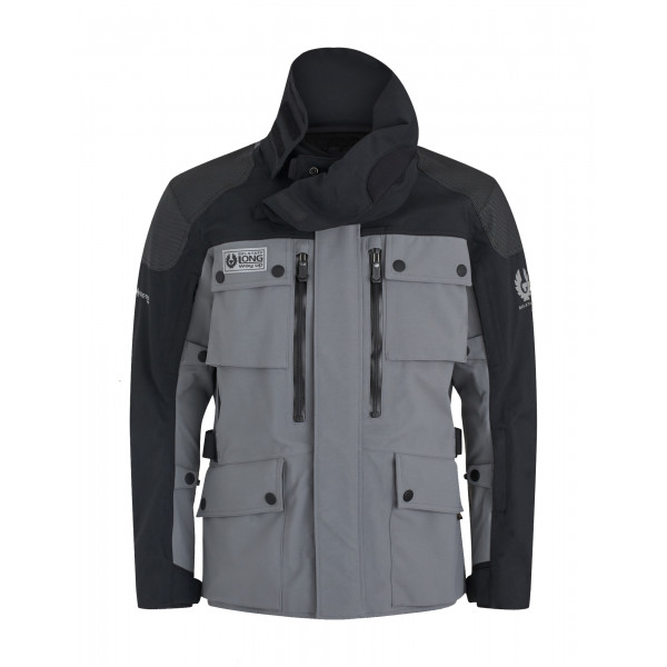 Belstaff Long Way Up Light Grey Black Jacket