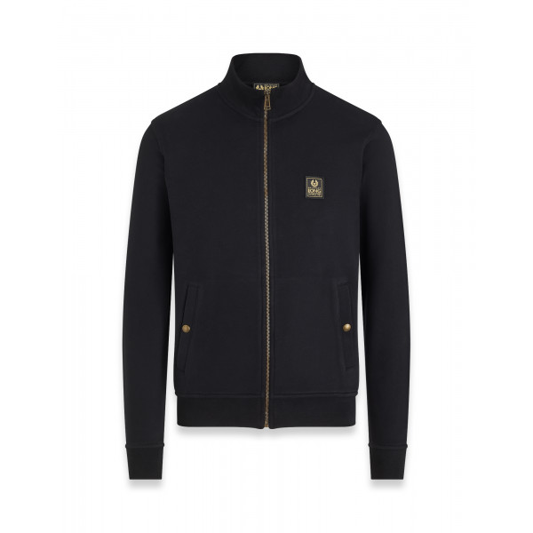 Belstaff Long Way Up Zip Through Jersey Black
