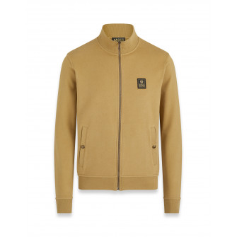 Belstaff Long Way Up Zip Through Jersey Khaki