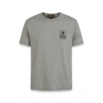 Belstaff Long Way Up Small Logo Short Sleeve T-Shirt Grey