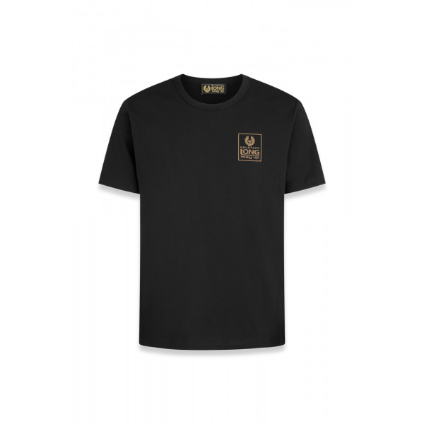 Belstaff Long Way Up Small Logo Short Sleeve T-Shirt Black