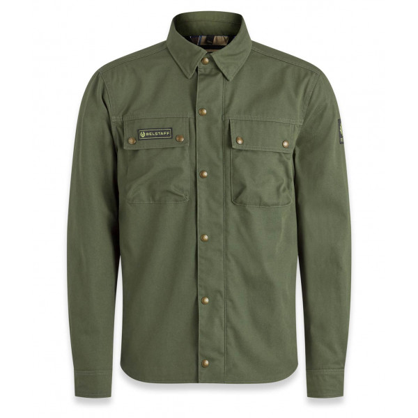 Belstaff Mansion Riding Shirt - Forest Green