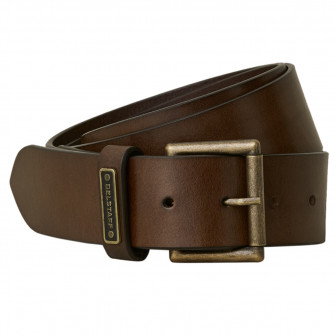 Belstaff Ledger Leather Belt - Dark Brown