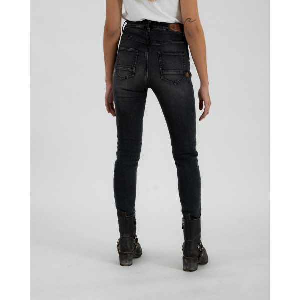 Rokker Rokkertech Jean Lady High Waist Dark Grey Rokker Rokkertech Jean Lady High Waist Dark Grey