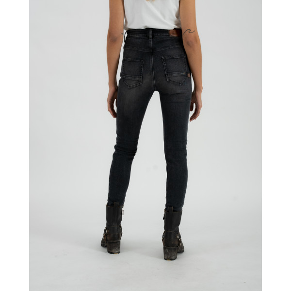 Rokker Rokkertech Jean Lady High Waist Dark Grey Rokker Rokkertech Jean Lady High Waist Dark Grey
