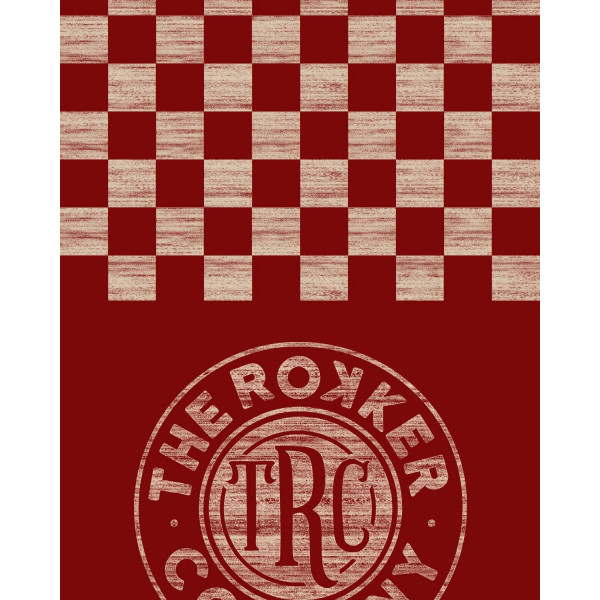 Rokker Neck Warmer Checker Board Red