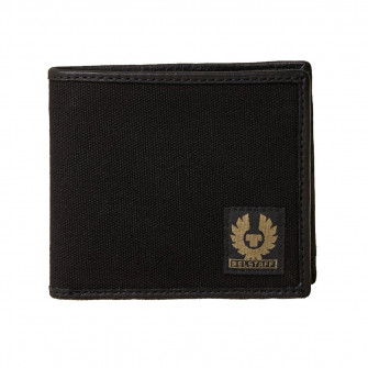 Belstaff Bi-Fold Wallet Canvas Black