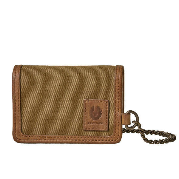Belstaff Trucker Wallet Canvas Beige