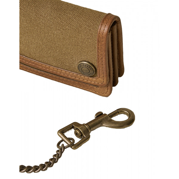 Belstaff Trucker Wallet Canvas Beige
