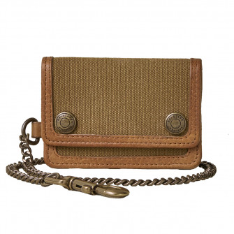 Belstaff Trucker Wallet Canvas Beige