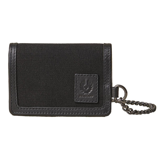 Belstaff Trucker Wallet Canvas Black