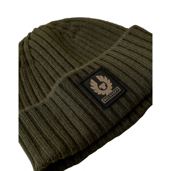 Belstaff Watch Wool Hat Military Green