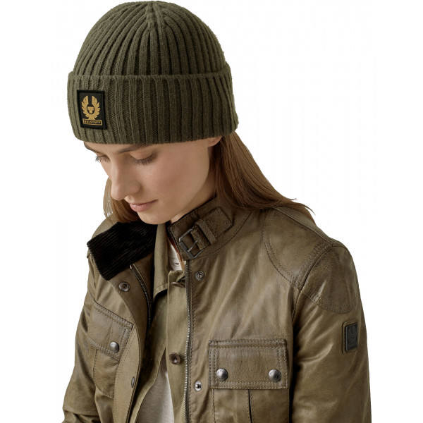 Belstaff Watch Wool Hat Military Green
