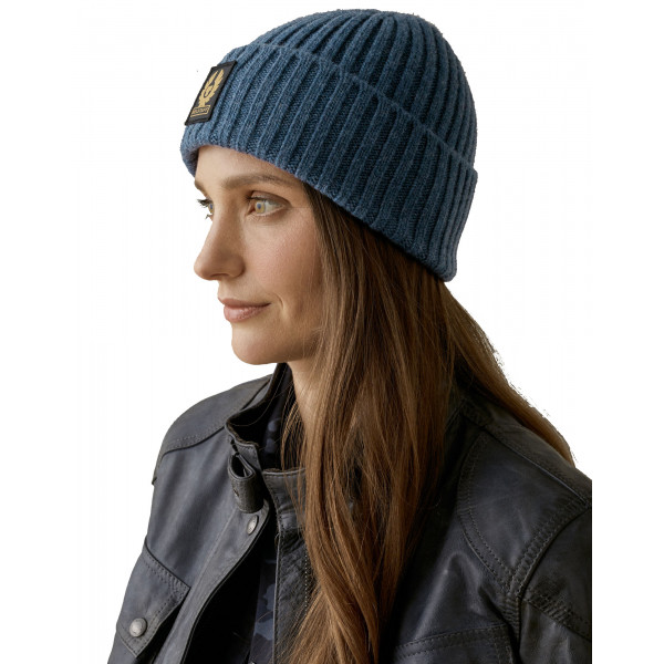 Belstaff Watch Wool Hat Racing Blue
