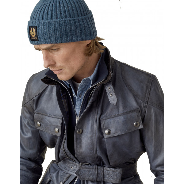 Belstaff Watch Wool Hat Racing Blue